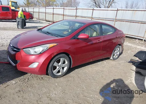 2012 Hyundai Elantra Gls (Ulsan Plant) из США, поврежденный, VIN KMHDH4AE4CU266142